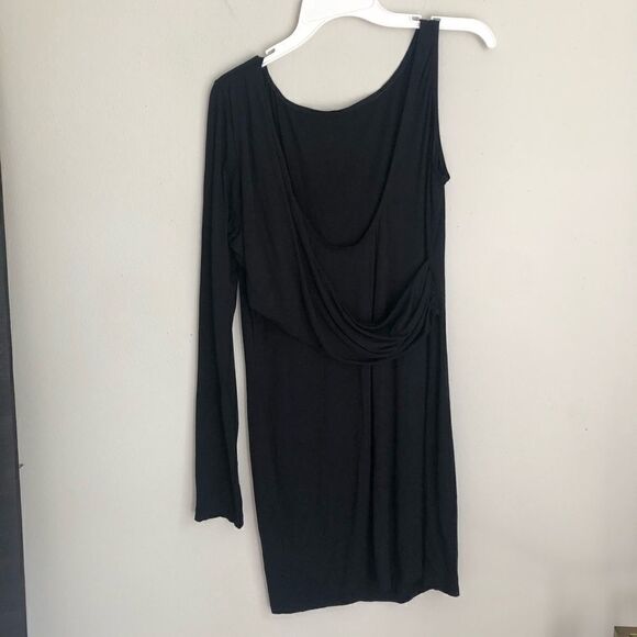 ASOS Draped Back 1 Arm Bodycon Mini Dress - Picture 5 of 8